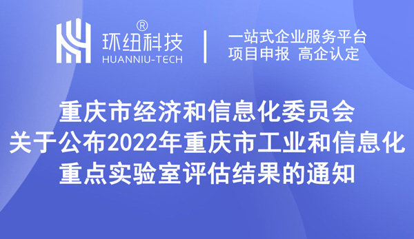2022年重慶市工業和信息化重點實驗室評估結果 2022年重慶市工業和信息化重點實驗室評估結果