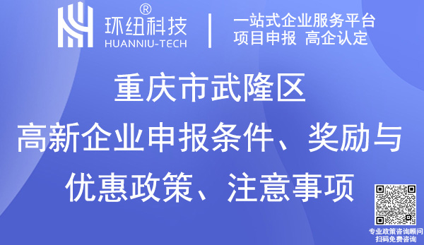 武隆區高新企業申報 武隆區高新企業申報