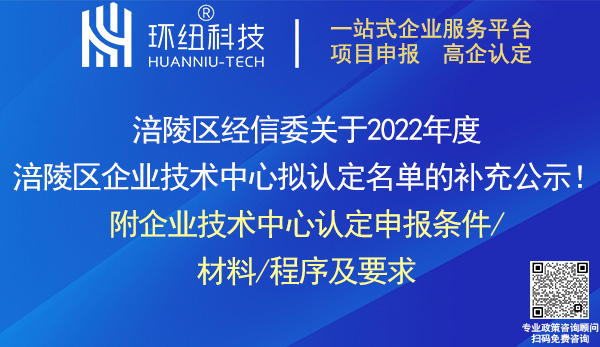 2022年度涪陵區(qū)企業(yè)技術(shù)中心認(rèn)定名單 2022年度涪陵區(qū)企業(yè)技術(shù)中心認(rèn)定名單